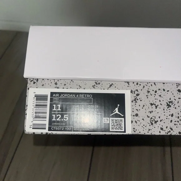Mens Jordan 4 “White Oreo” - Size 11 - Picture 6 of 6